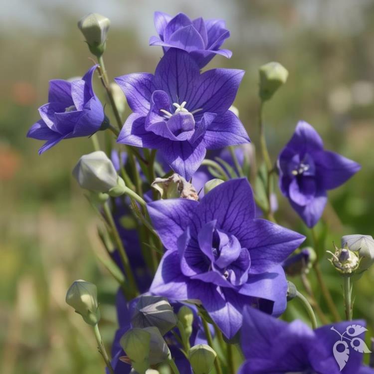 Balloonflower, 'Astra Double Blue #1 #1