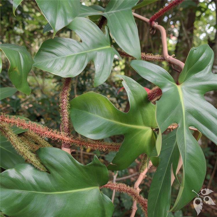 Philodendron Squamiferum Trellis 10"