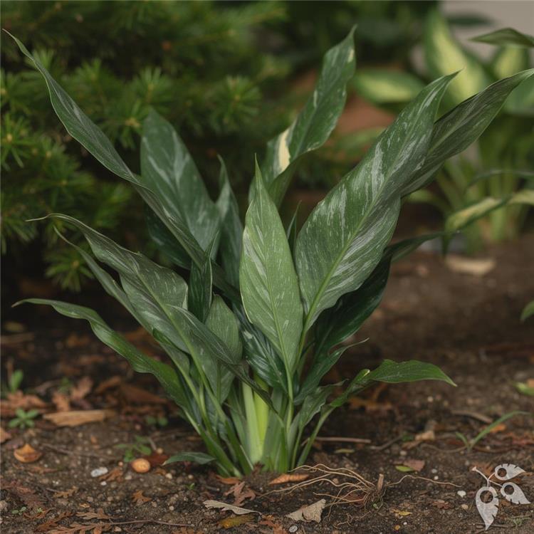 Spathiphyllum Jet Diamond 6"